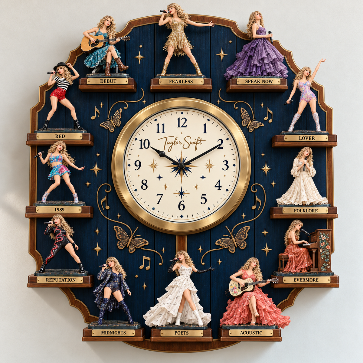 TS Premium Mascot Sculpture Clock Collection PTKL