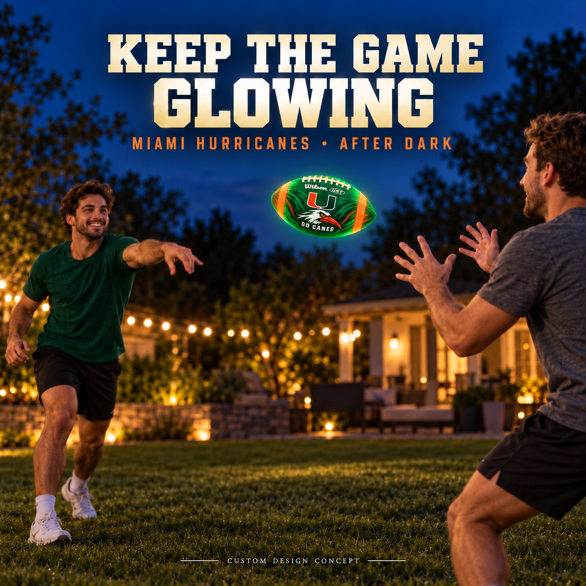 MHC Premium Light-Up Football NHVH