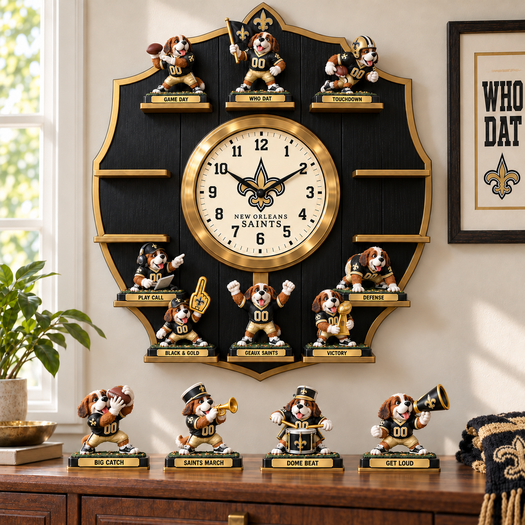 NOS Premium Mascot Sculpture Clock Collection PTKL