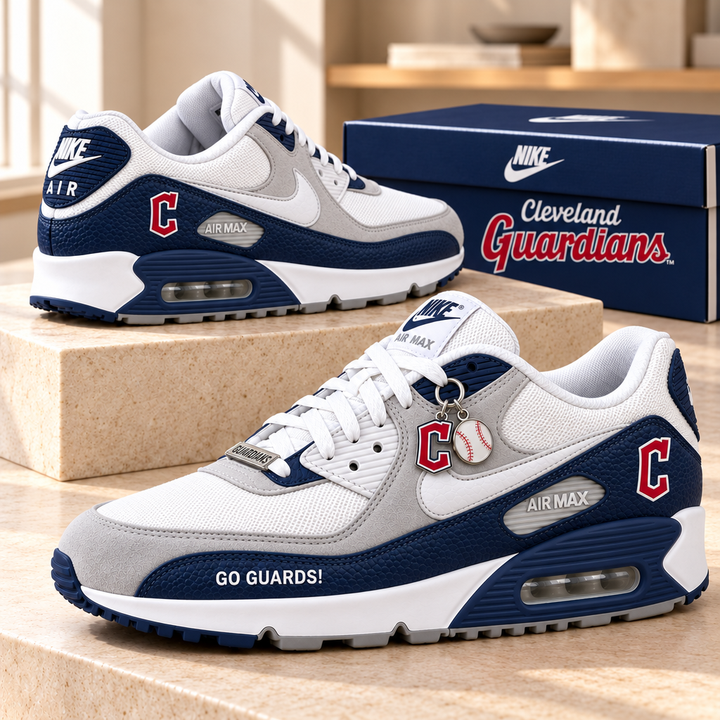 Cleveland Guardians Premium Low-Top Sneakers