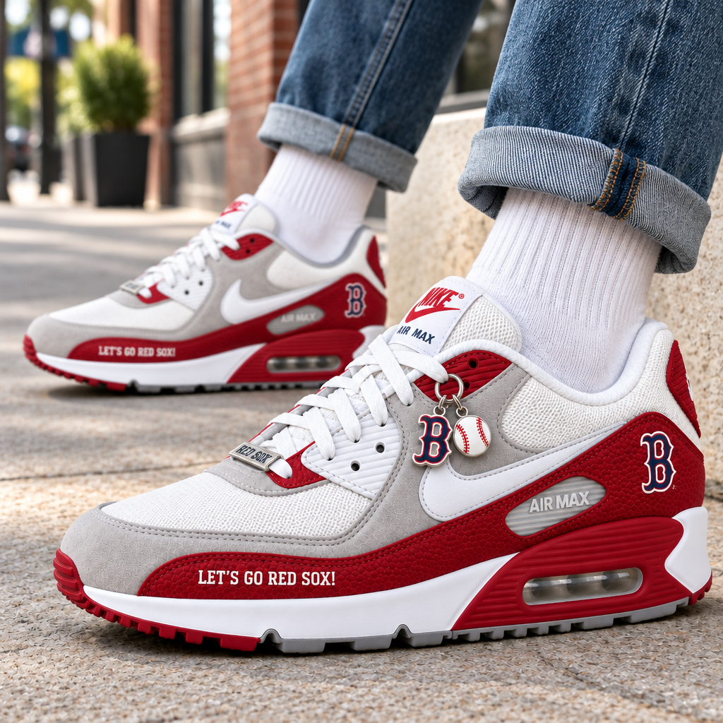 Boston Red Sox Premium Low-Top Sneakers