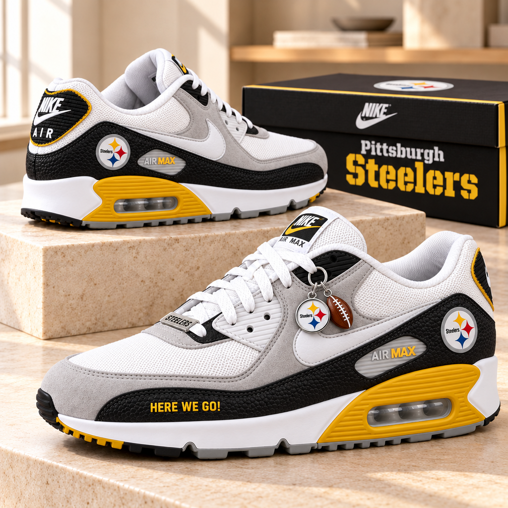 Pittsburgh Steelers Premium Low-Top Sneakers