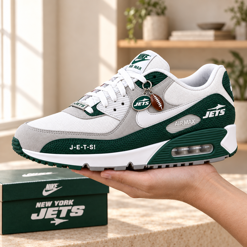 New York Jets Premium Low-Top Sneakers