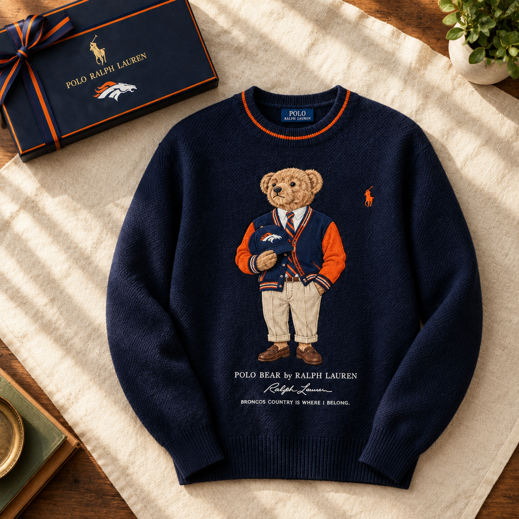 Denver Broncos Premium Crewneck Sweater