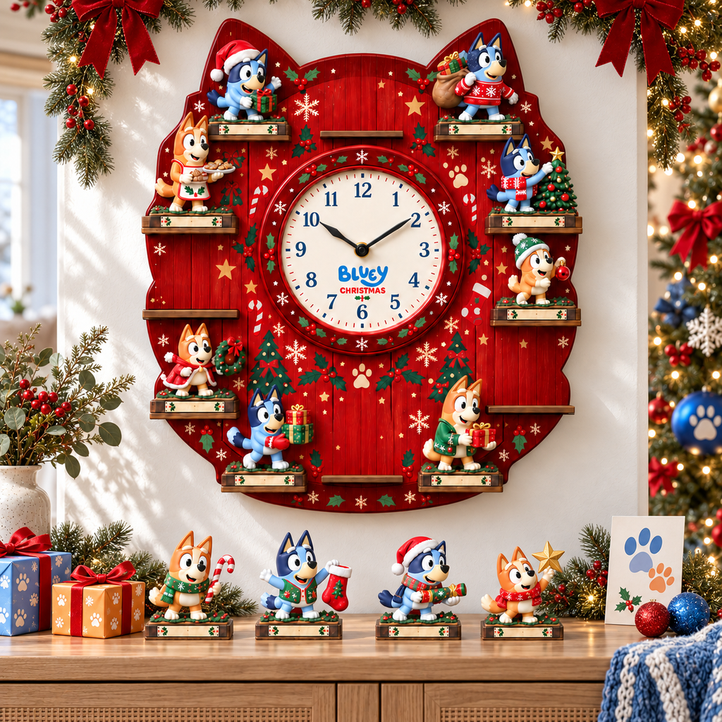 BLU Premium Christmas Sculpture Clock Collection PTKL