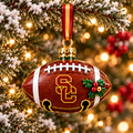 Premium USC Christmas Bell Ornament PVNA