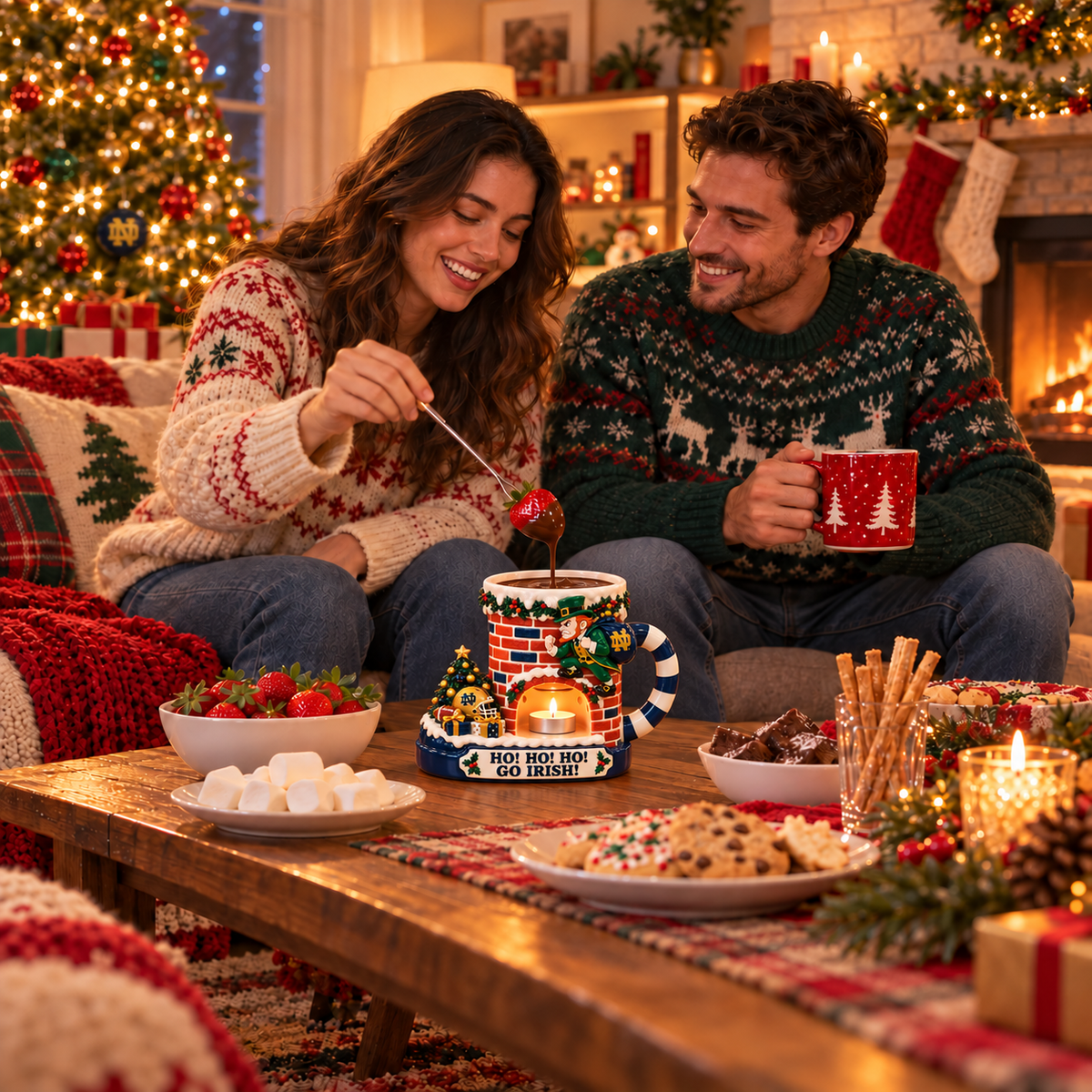 NDFI Special Christmas Chocolate Fondue Mug TTTT
