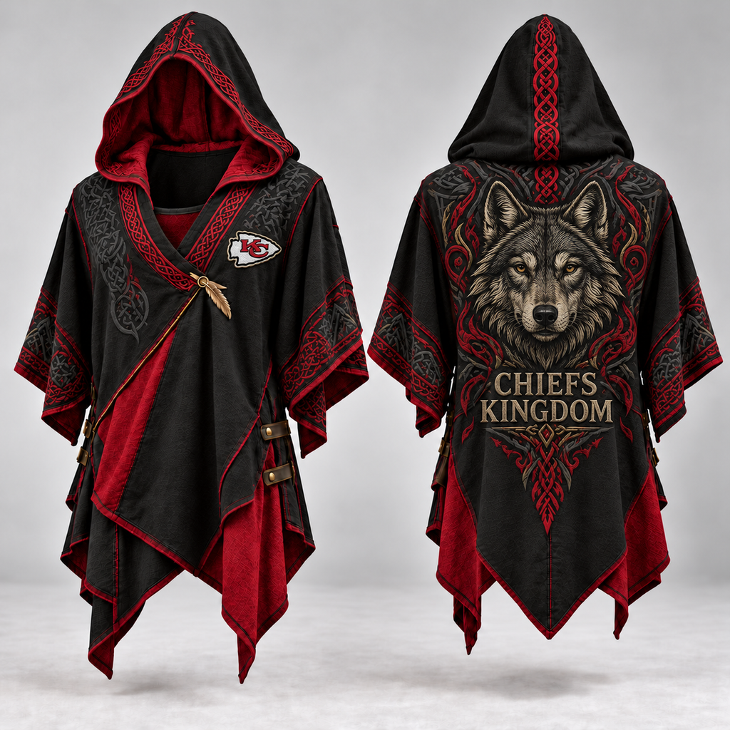 KCC Gothic Viking Hooded Poncho PNPA