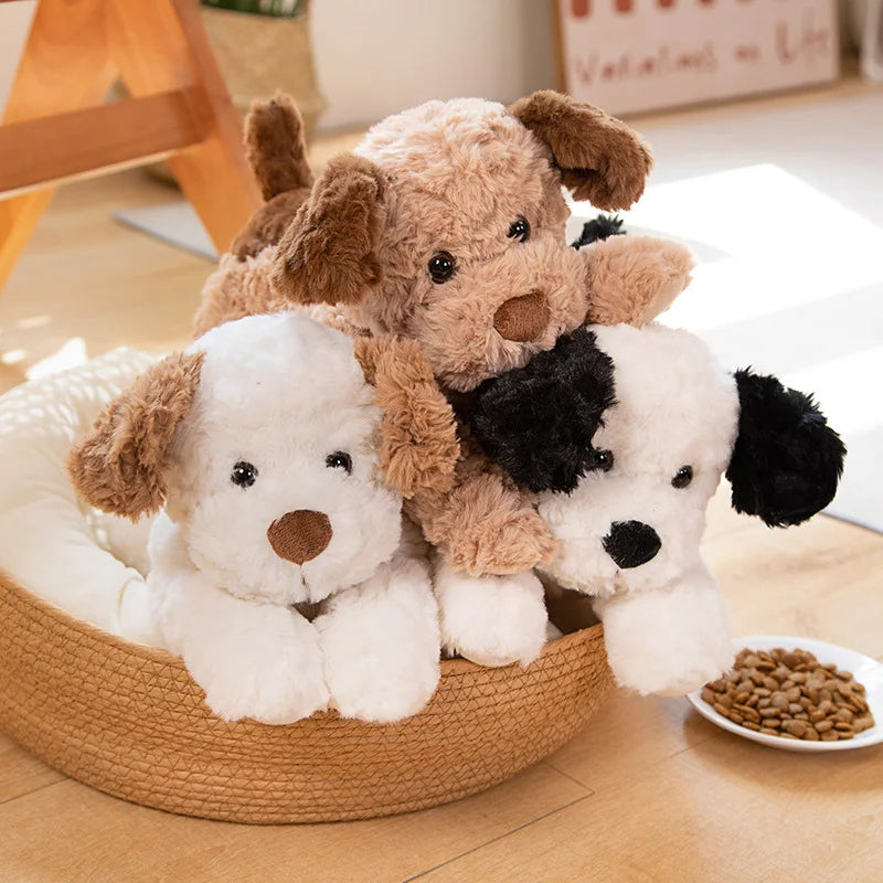 Hot 1pc 35cm/55cm Cute Puppy Plush Toy Stuffed Soft Animal Dog Doll Sleeping Pillow Cushion Christmas Birthday Gift For Kids