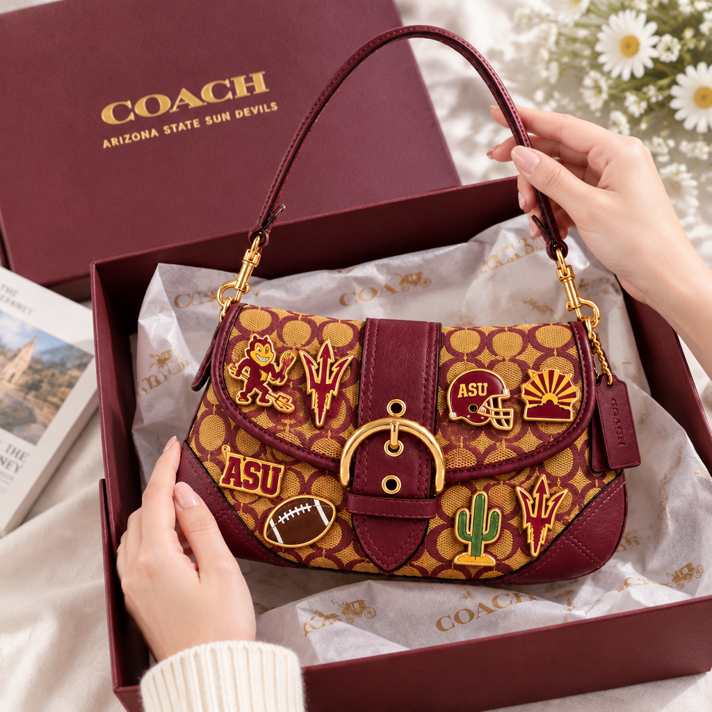 Arizona State Sun Devils Soho Bag With Charm