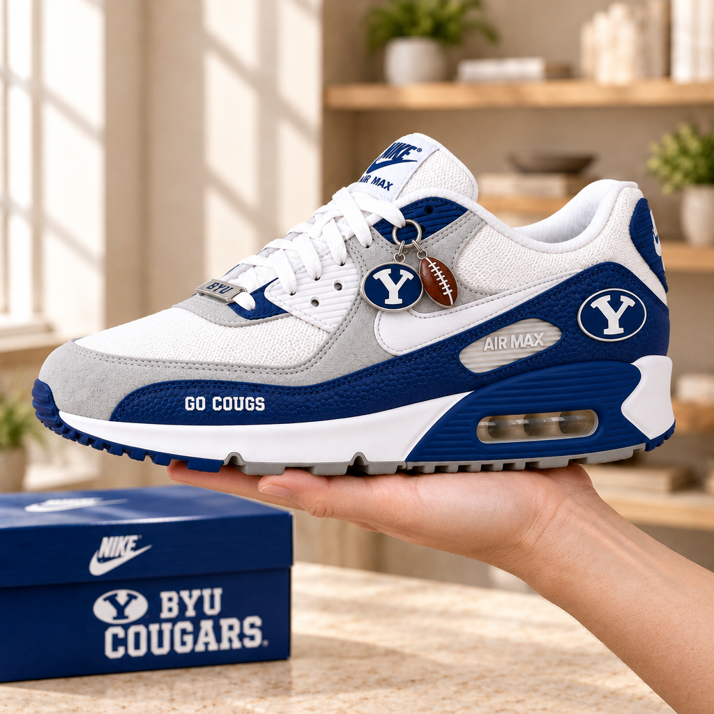 BYU Cougars Premium Low-Top Sneakers