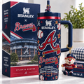 Atlanta Braves 40oz Tumbler With Handle TTNL