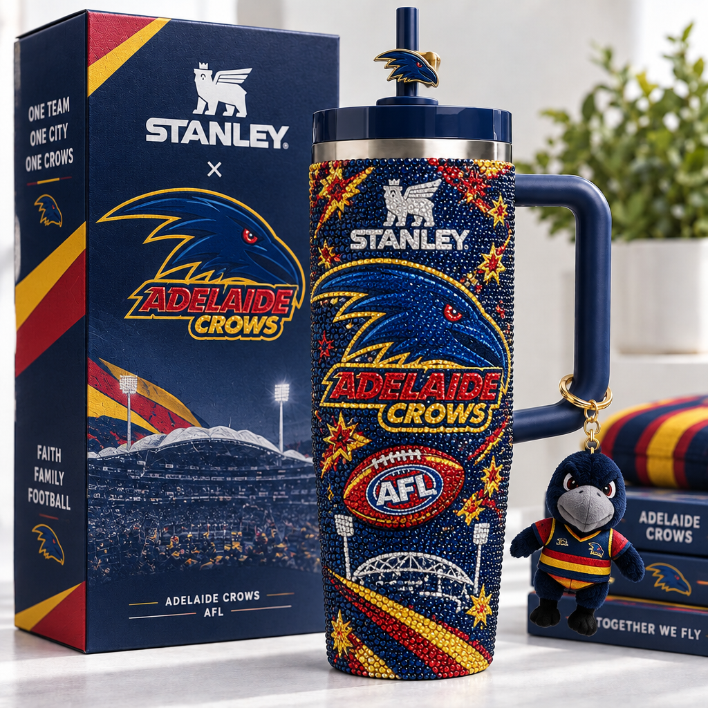 Adelaide Crows 40oz Tumbler With Handle TTNL