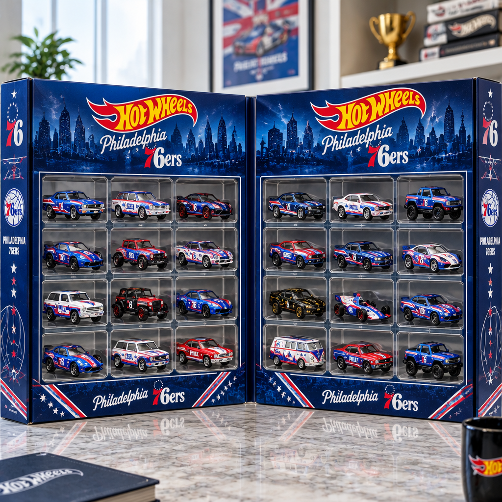 Philadelphia 76ers Premium Mini Car Advent Calendar